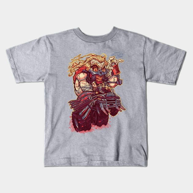 IMMORTAN FINK Kids T-Shirt by beastpop